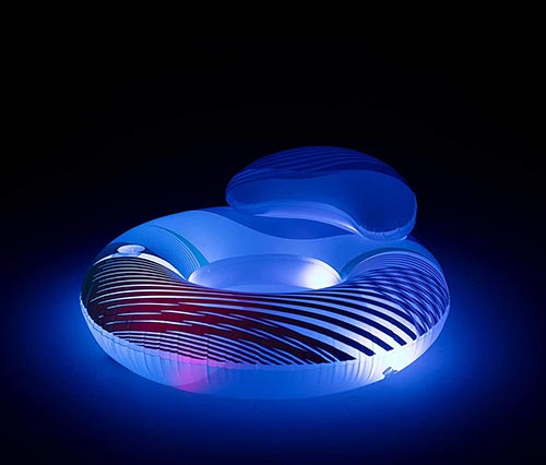 Gomón Inflable Led Con Respaldo +12 Bestway 43252