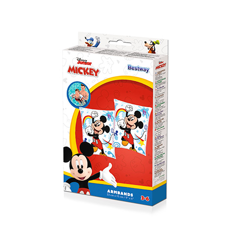 Flotadores Brazos Mickey 3 a 6 Años Bestway