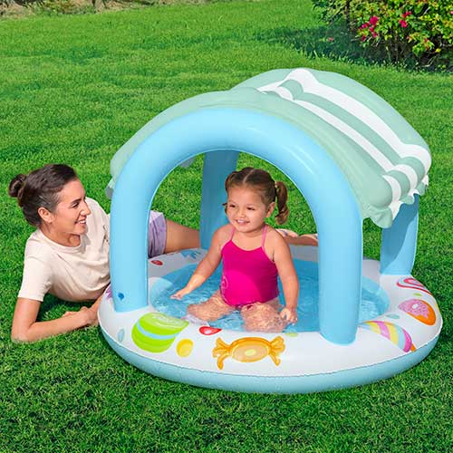 Piscina Infantil Con Toldo Sweet Shoppe +2 Bestway