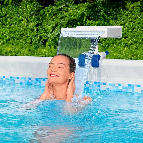Cascada Con Luz Led Para Piscinas Bestway