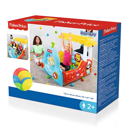 Tren Inflable Con Pelotas +2 Fisher Price 93537