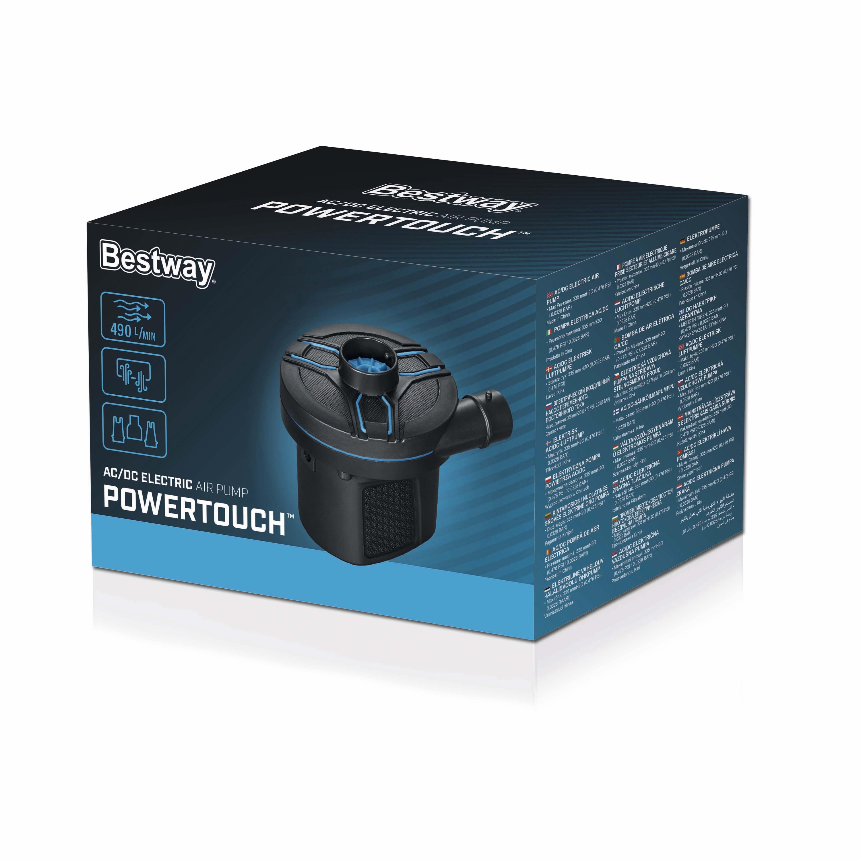 Inflador Eléctrico PowerTouch Bestway 62255