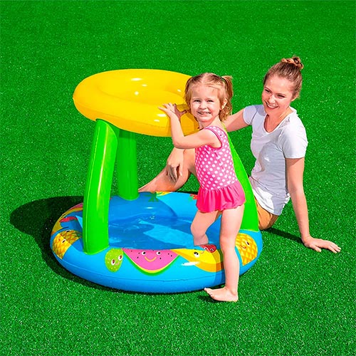 Piscina Infantil Frutal Con Techo +2 Bestway