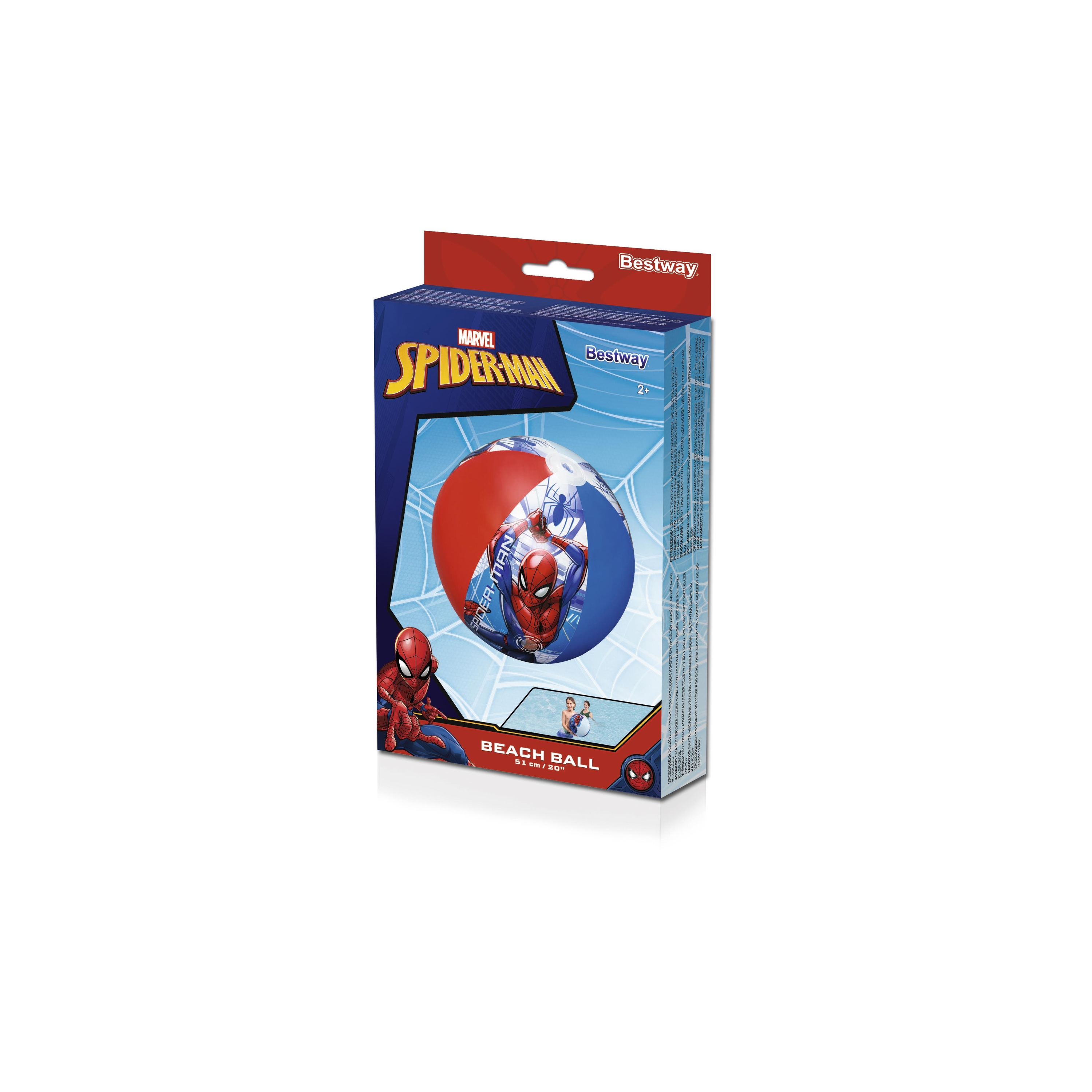 Beach Ball Spiderman +2 Bestway Pelota Playa
