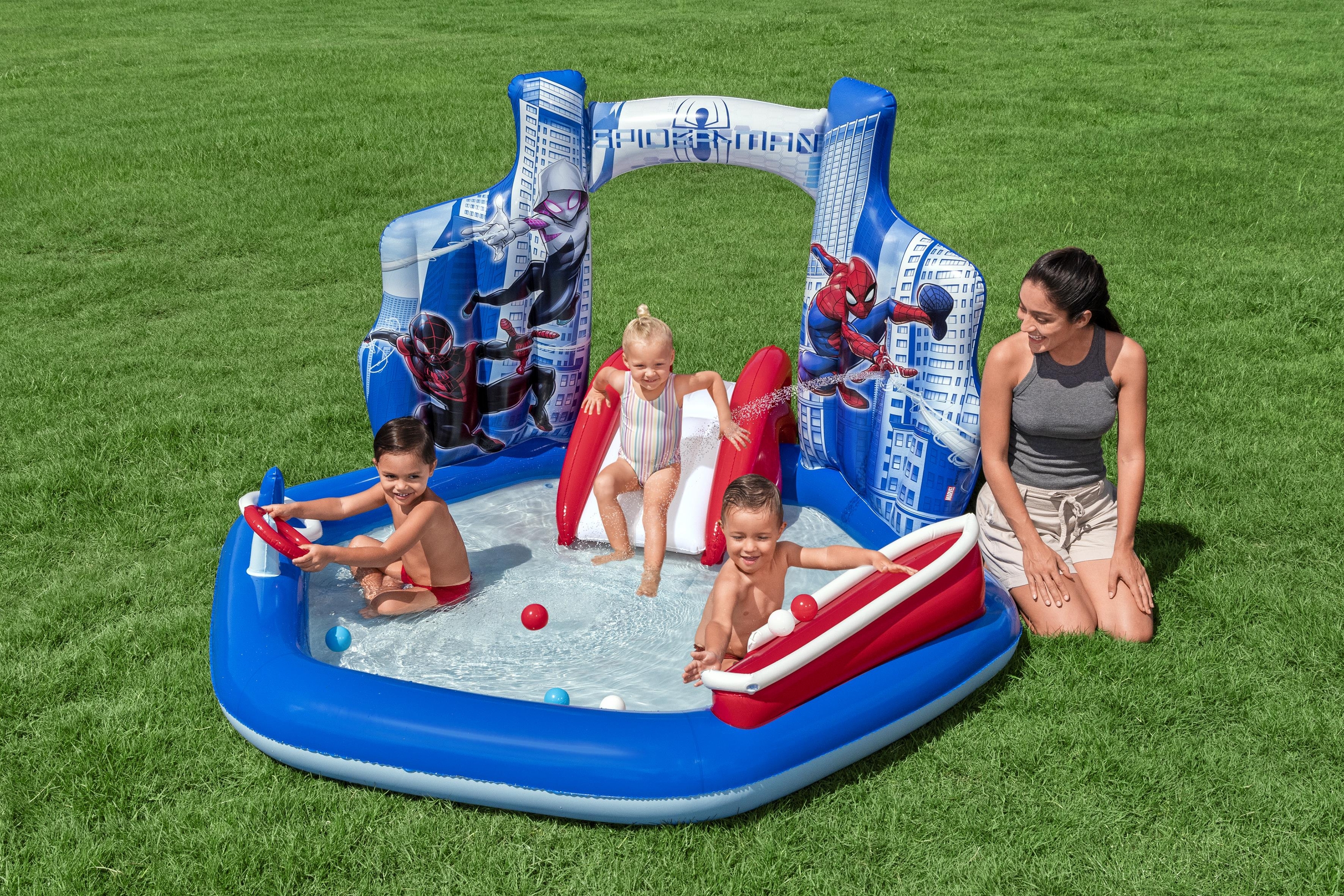 Piscina Interactiva Spiderman +2 Bestway