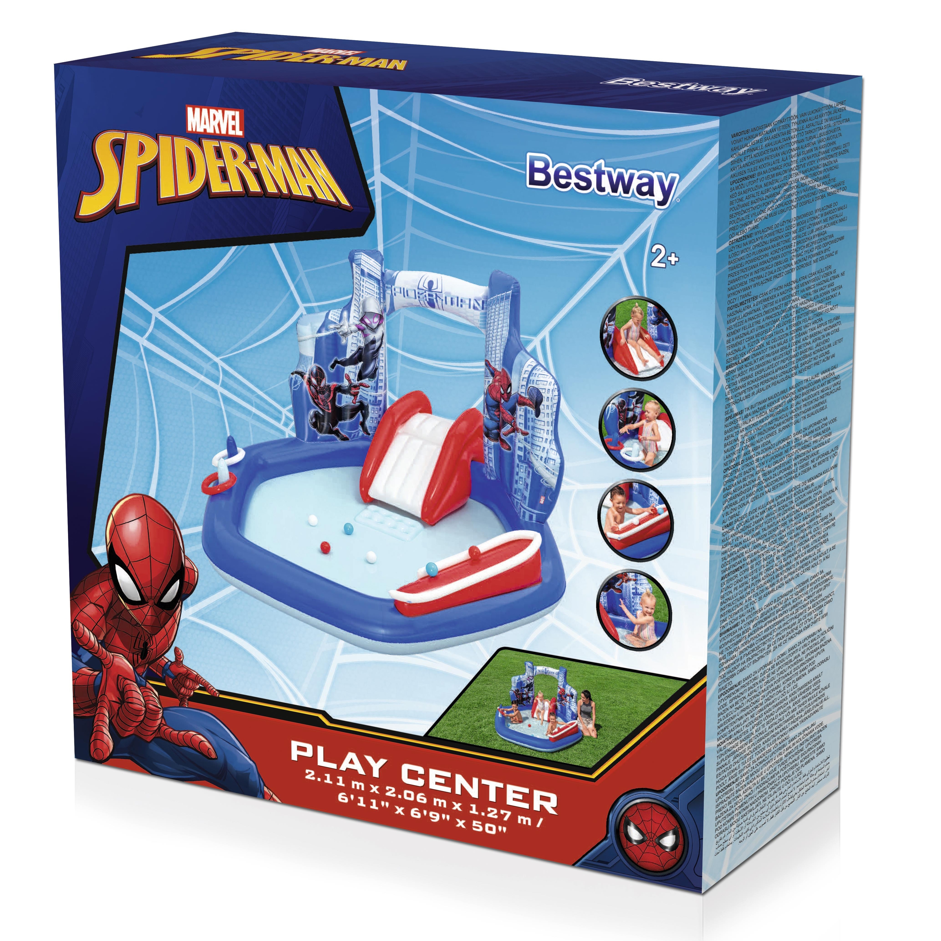 Piscina Interactiva Spiderman +2 Bestway
