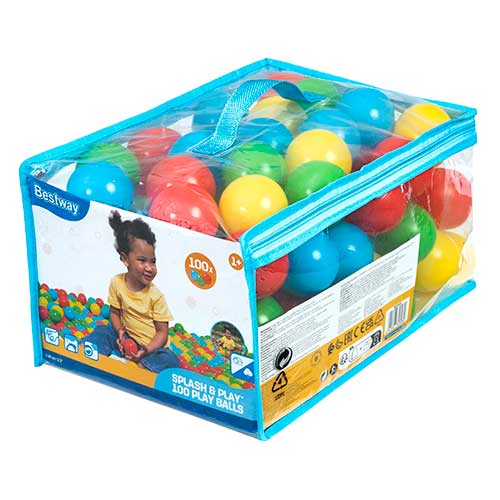 100 Bolas De Colores Splash And Play +1 Bestway