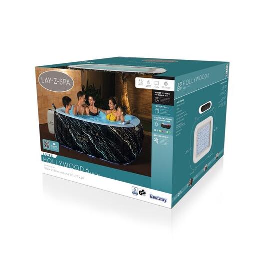 Lay-Z-Spa 6001F Hollywood Bestway 6P 778Lt 180x180
