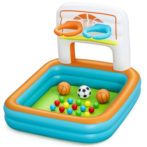 Centro de Juegos 3 en 1 Kick And Swish +2 Bestway