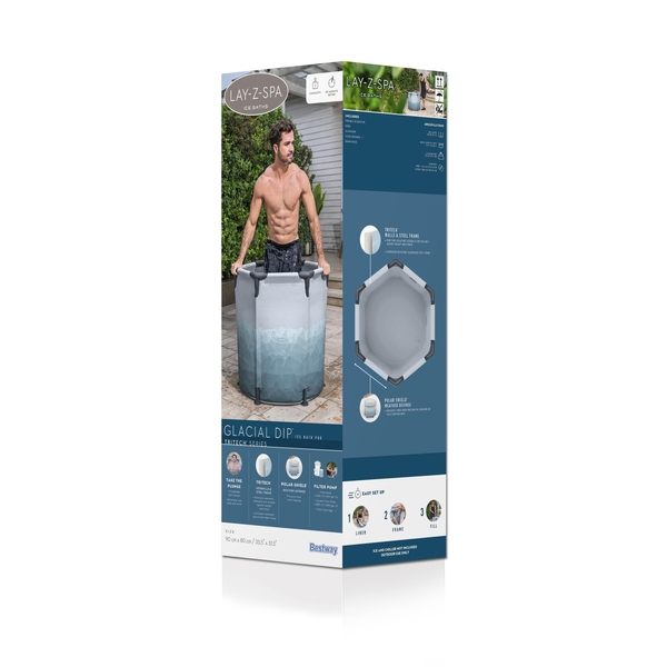 Bañera De Hielo 6002K Lay-Z-Spa Bestway 90x80