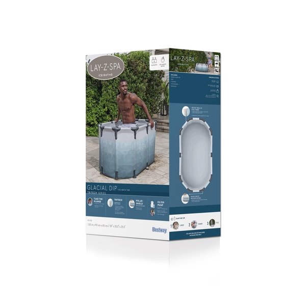 Bañera De Hielo 6002N Lay-Z-Spa Bestway 150x90x65