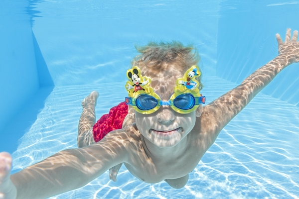Lentes De Natación 9102S Mickey Deluxe +3 Bestway