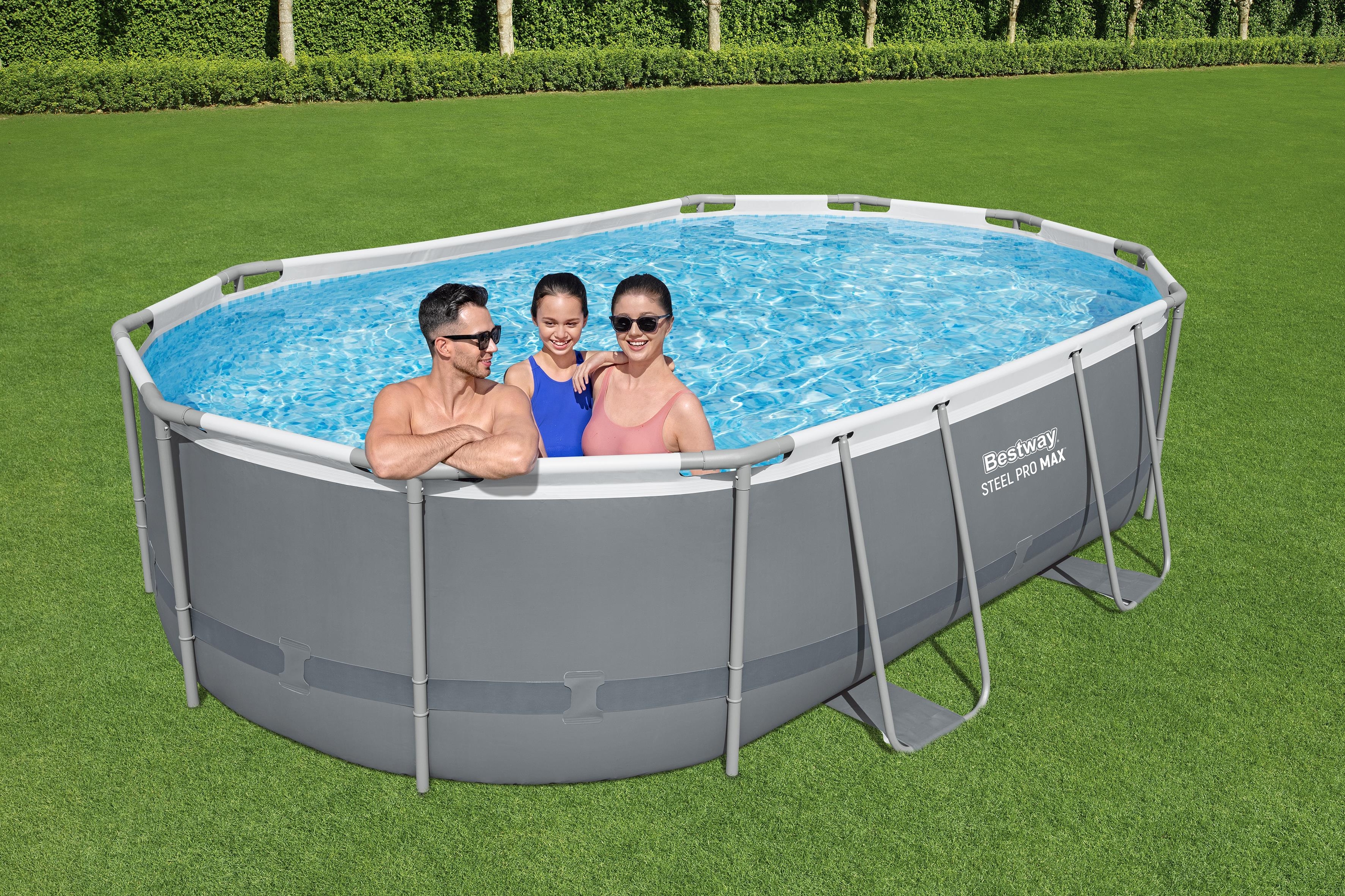 Piscina Oval 56448 Bestway 10949Lt 488x305x107