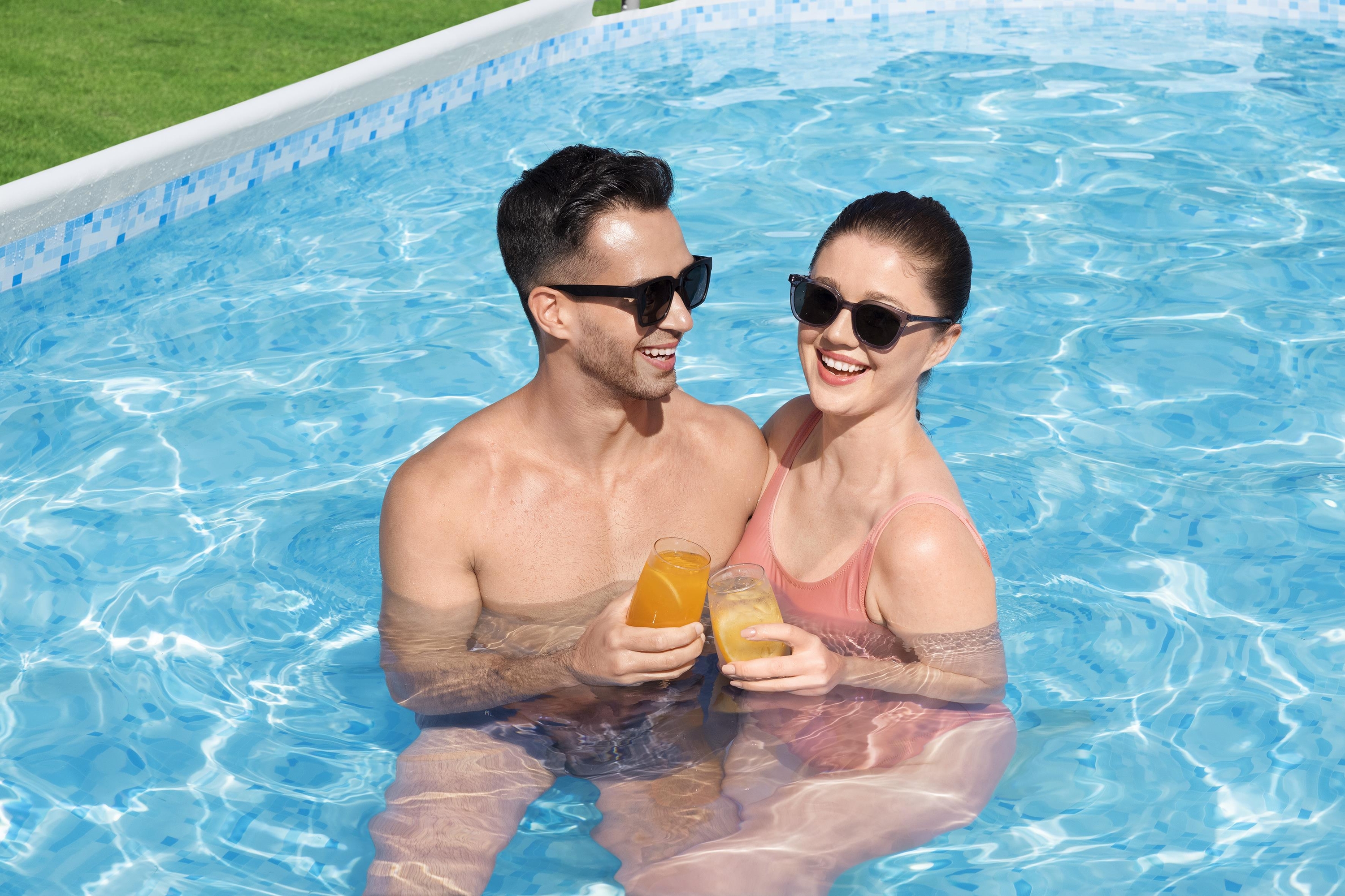 Piscina Oval 56448 Bestway 10949Lt 488x305x107