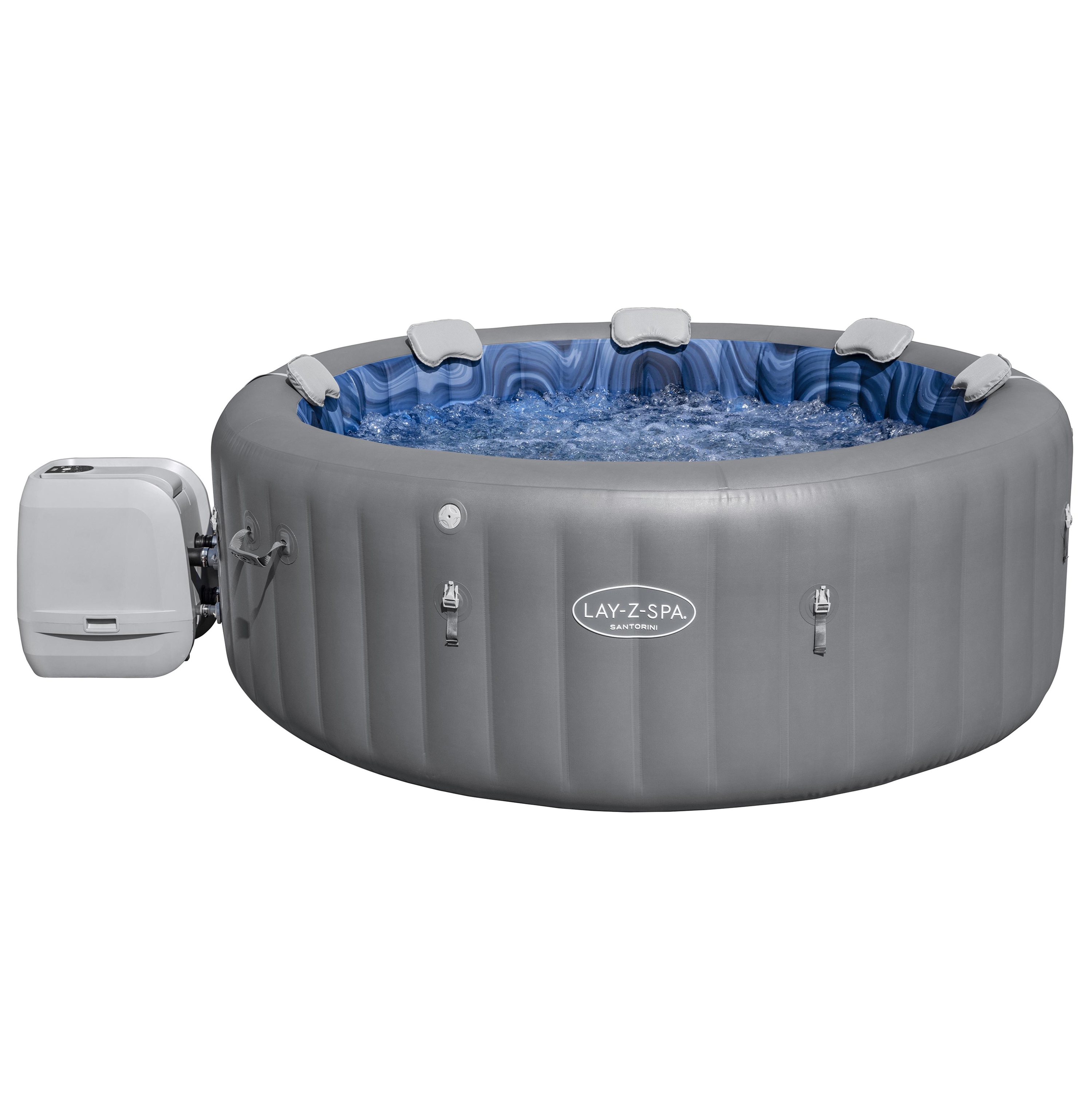 Lay-Z-Spa 6001T Santorini Bestway 7P 216x80 1190L