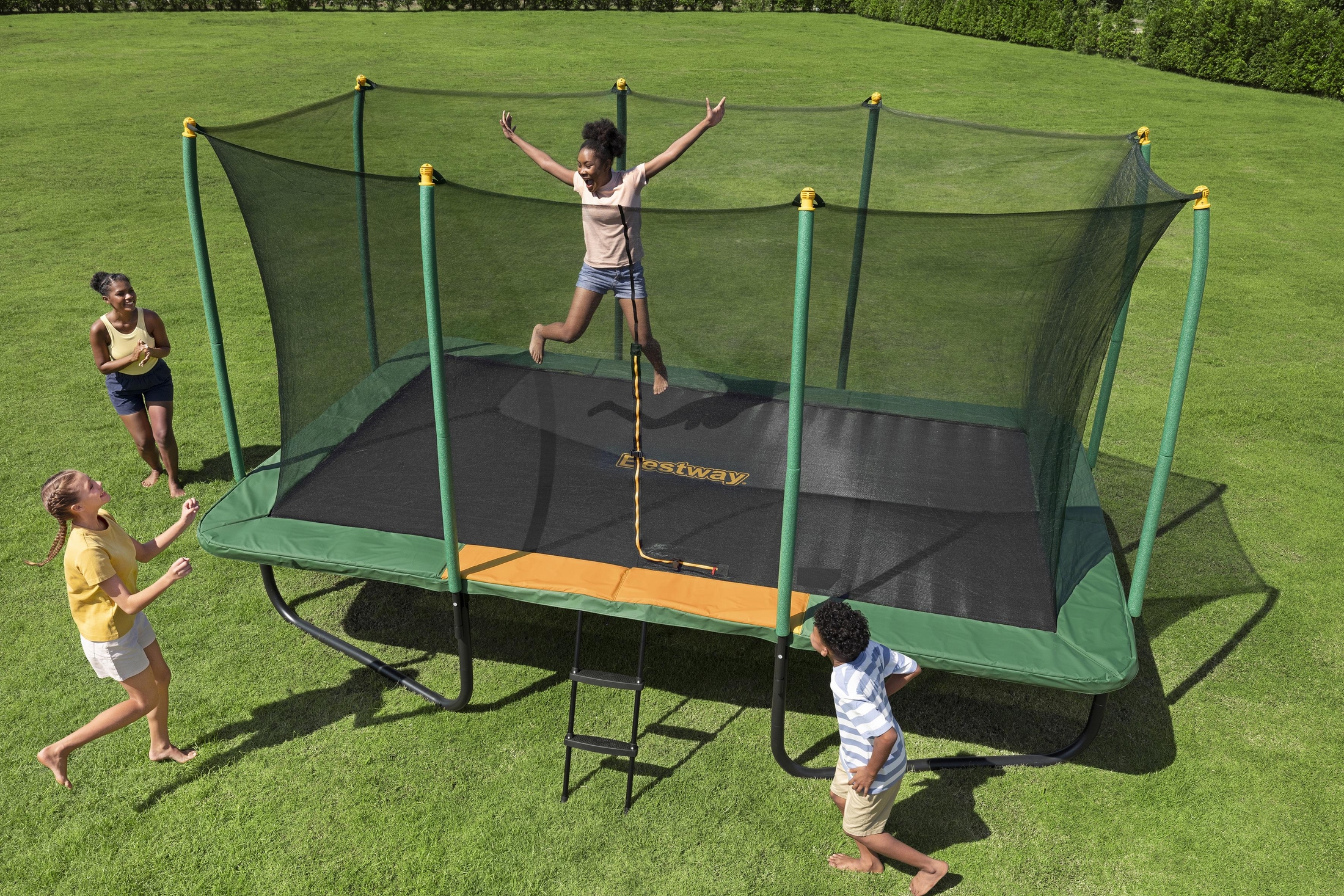 Cama Elástica 59127 Trampolín Bestway Rectangular